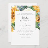 Fleurs de soleil en fleurs Mariage blanc
