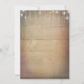 Invitation Fleurs de soleil et roses blanches Fête d'annivers (Dos)