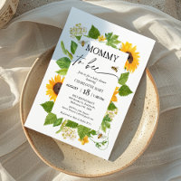Fleurs de soleil modernes maman à être Baby shower