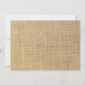 Invitation Fleurs de soleil rustiques Fête des mariées de pot (Dos)