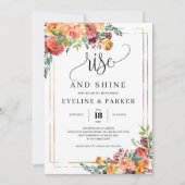 Invitation fleurs de souci orange, debout et respl (Devant)