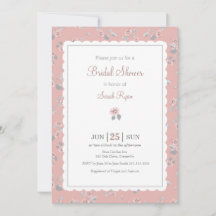 Fleurs de style vintage rose pâle Fleurs de campag