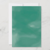 Invitation Fleurs de Succulentes Rose Bleu Vert 75e Anniversa (Dos)