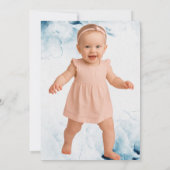 Invitation Fleurs de tourniquet rose Madagascar Anniversaire (Dos)