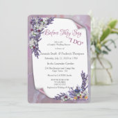 Invitation Fleurs de Tuberose et de Lavande (Debout devant)