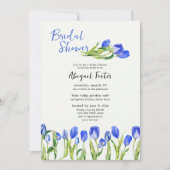 Invitation Fleurs de tulipe printanière Fête des mariées flor (Devant)