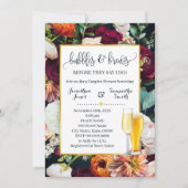 Invitation Fleurs de vin Marine Bubbles and Brews Wedding sho (Devant)