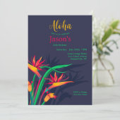 Invitation Fleurs des Oiseaux de Paradis (Debout devant)