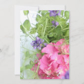 Invitation fleurs d'été (Devant)