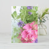 Invitation fleurs d'été (Debout devant)