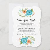 Invitation Fleurs d'été simples | FÊTE DES MARIÉES (Devant)