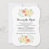 Invitation Fleurs d'été simples | FÊTE DES MARIÉES (Devant)