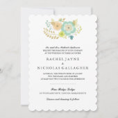 Invitation Fleurs d'été simples | MARIAGE (Devant)