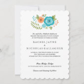 Invitation Fleurs d'été simples | MARIAGE (Devant)