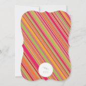 Invitation Fleurs d'Hibiscus Kraft Fête de Noël Tropicale (Dos)