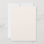 Invitation Fleurs d'hiver de Noël | Mariage de Noël (Dos)