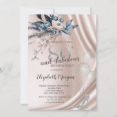 Invitation Fleurs d'hiver talons hauts, Ballons 80e anniversa (Devant)