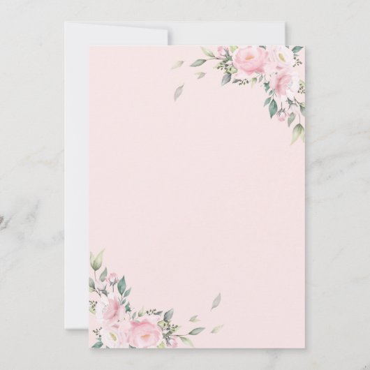 Invitation Fleurs, Diamants Tour Eiffel 30e anniversaire (Dos)