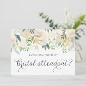 Invitation Fleurs D'Ivoire Serez-Vous Mon Accompagnateur De M (Debout devant)