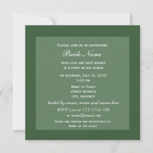 Invitation Fleurs d'orange gerbera marguerite shower de mari