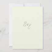 Invitation Fleurs d'orchidée tropicale rose blanc Mariage (Dos)