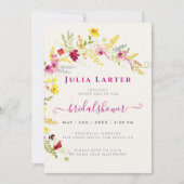 Invitation Fleurs d'orchidées violettes sauvages Fête des mar (Devant)