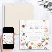 Invitation Fleurs du jardin Aquarelle Bridesservatrices Déjeu