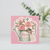 Invitation Fleurs du jardin de maman (Debout devant)