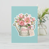 Invitation Fleurs du jardin de maman (Debout devant)