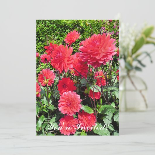 INVITATION FLEURS DU JARDIN DE PAYS (Debout devant)