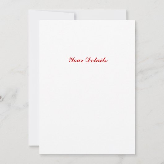 INVITATION FLEURS DU JARDIN DE PAYS (Dos)