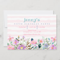 Fleurs du jardin Fête d'anniversaire