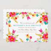 Invitation Fleurs du Pays Fête des mères (Devant / Derrière)
