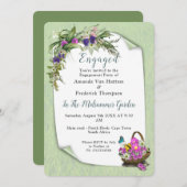 Invitation Fleurs du printemps mi-été (Devant / Derrière)