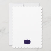 Invitation Fleurs Éblouissantes (Dos)