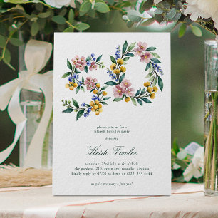 Invitation Fleurs Élégantes 50' Botanique 50e Anniversaire