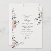 Invitation Fleurs élégantes au printemps (Devant)