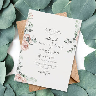 Invitation Fleurs élégantes au printemps