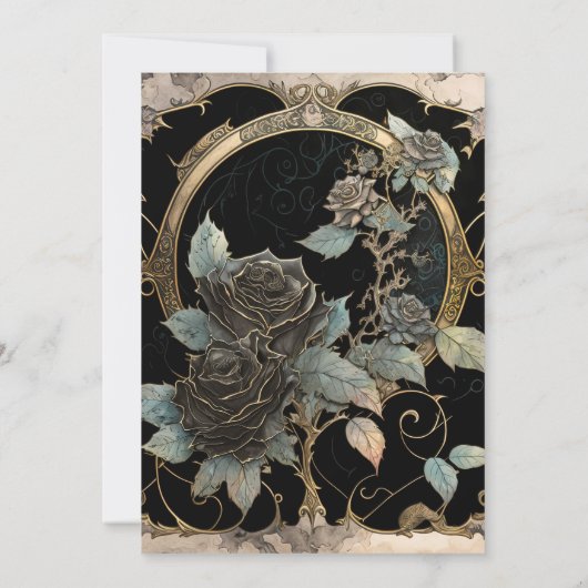 Invitation Fleurs Enchantées (Dos)