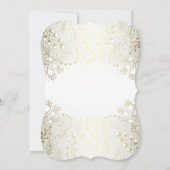 Invitation Fleurs enchantées Mariage vintage Woodland (Dos)