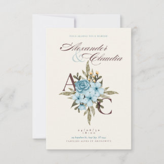 Invitation 🌸 Fleurs Enchantées : Une Célébration de l'Amour
