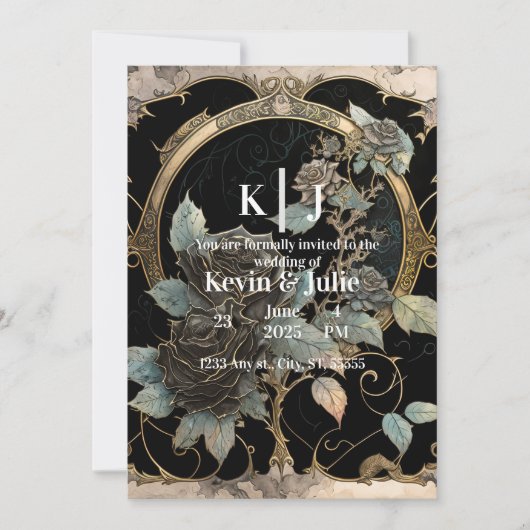 Invitation Fleurs Enchanteresses (Devant)