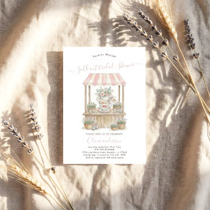 Invitation Fleurs épuisées Marché des mariées Fête de mariage