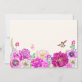 Invitation Fleurs esthétiques photo Graduation (Dos)