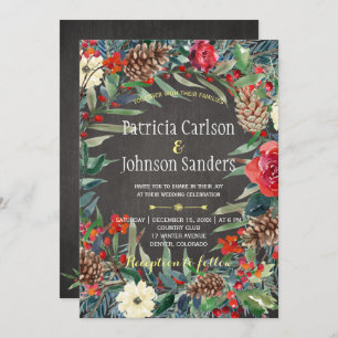 Invitation Fleurs et baies d'hiver rustiques   Tableau