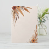 Invitation Fleurs et herbes vierges (Debout devant)