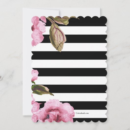 Invitation Fleurs et parfums (Dos)