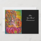 Invitation FLEURS FAIRY SUR L'Imaginaire IRIS ROSE  Jaune Noi (Dos)