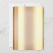 Invitation Fleurs Feuilles Fête des mariées en verre de Champ (Dos)