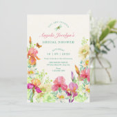 Invitation Fleurs fleuries (Debout devant)